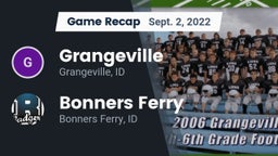 Recap: Grangeville  vs. Bonners Ferry  2022