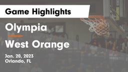 Olympia  vs West Orange  Game Highlights - Jan. 20, 2023