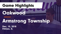 Oakwood  vs Armstrong Township  Game Highlights - Dec. 15, 2018