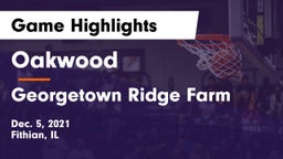 Oakwood  vs Georgetown Ridge Farm Game Highlights - Dec. 5, 2021