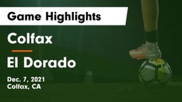 Colfax  vs El Dorado Game Highlights - Dec. 7, 2021