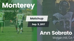 Matchup: Monterey vs. Ann Sobrato  2017