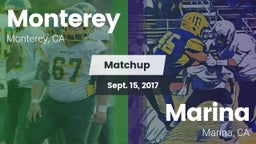 Matchup: Monterey vs. Marina  2017