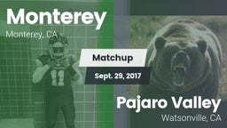 Matchup: Monterey vs. Pajaro Valley  2017
