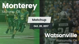 Matchup: Monterey vs. Watsonville  2017