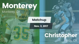 Matchup: Monterey vs. Christopher  2017