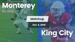 Matchup: Monterey vs. King City  2018