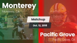 Matchup: Monterey vs. Pacific Grove  2018