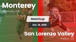 Matchup: Monterey vs. San Lorenzo Valley  2018