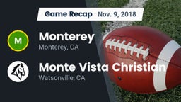Recap: Monterey  vs. Monte Vista Christian  2018