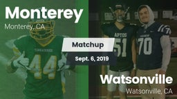 Matchup: Monterey vs. Watsonville  2019