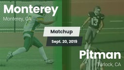 Matchup: Monterey vs. Pitman  2019