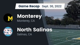 Recap: Monterey  vs. North Salinas  2022