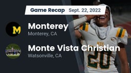 Recap: Monterey  vs. Monte Vista Christian  2022