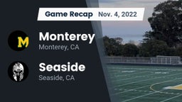 Recap: Monterey  vs. Seaside  2022