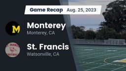 Recap: Monterey  vs. St. Francis  2023