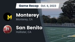 Recap: Monterey  vs. San Benito  2023
