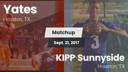 Matchup: Yates vs. KIPP Sunnyside  2017