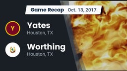 Recap: Yates  vs. Worthing  2017