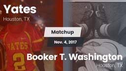 Matchup: Yates vs. Booker T. Washington  2017