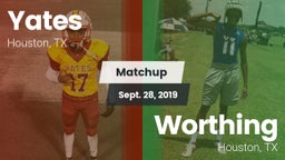 Matchup: Yates vs. Worthing  2019