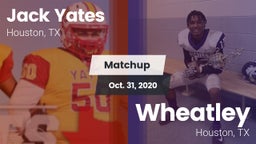 Matchup: Yates vs. Wheatley  2020
