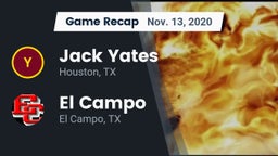Recap: Jack Yates  vs. El Campo  2020