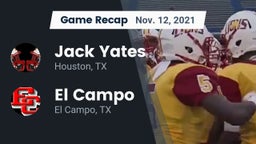 Recap: Jack Yates  vs. El Campo  2021