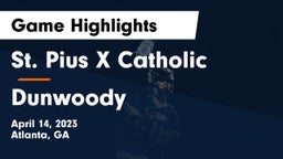 St. Pius X Catholic  vs Dunwoody  Game Highlights - April 14, 2023