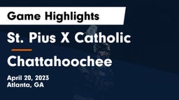 St. Pius X Catholic  vs Chattahoochee  Game Highlights - April 20, 2023
