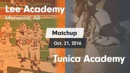 Matchup: Lee Academy vs. Tunica Academy 2016