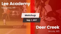 Matchup: Lee Academy vs. Deer Creek  2017