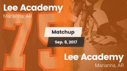 Matchup: Lee Academy vs. Lee Academy  2017