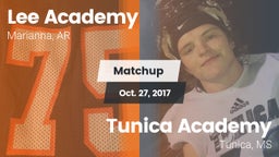 Matchup: Lee Academy vs. Tunica Academy 2017