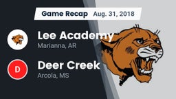 Recap: Lee Academy  vs. Deer Creek  2018