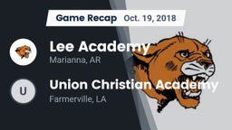 Recap: Lee Academy  vs. Union Christian Academy 2018