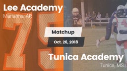 Matchup: Lee Academy vs. Tunica Academy 2018