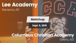 Matchup: Lee Academy vs. Columbus Christian Academy 2019