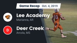 Recap: Lee Academy  vs. Deer Creek  2019