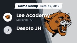 Recap: Lee Academy  vs. Desoto JH 2019