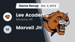 Recap: Lee Academy  vs. Marvell JH 2019