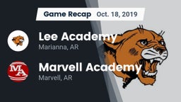 Recap: Lee Academy  vs. Marvell Academy  2019