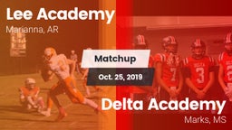 Matchup: Lee Academy vs. Delta Academy  2019
