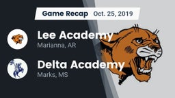 Recap: Lee Academy  vs. Delta Academy  2019