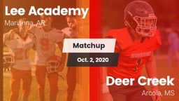 Matchup: Lee Academy vs. Deer Creek  2020