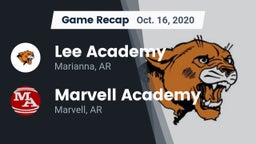 Recap: Lee Academy  vs. Marvell Academy  2020