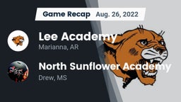 Recap: Lee Academy  vs. North Sunflower Academy  2022