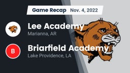 Recap: Lee Academy  vs. Briarfield Academy  2022