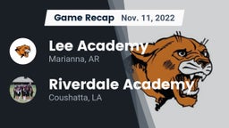 Recap: Lee Academy  vs. Riverdale Academy 2022