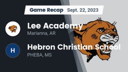 Recap: Lee Academy  vs. Hebron Christian School 2023